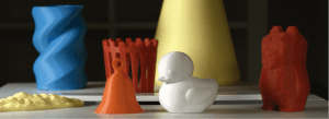 3D printed models