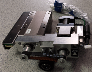 A customer-modified MISUMI High Precision Stage
