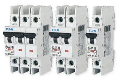 Mini Circuit Breakers from Eaton Type C