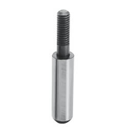 locating pin with head with air vent