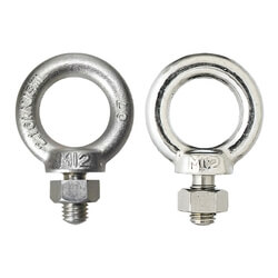 Lifting Eye Bolts: Steel/Stainless Steel