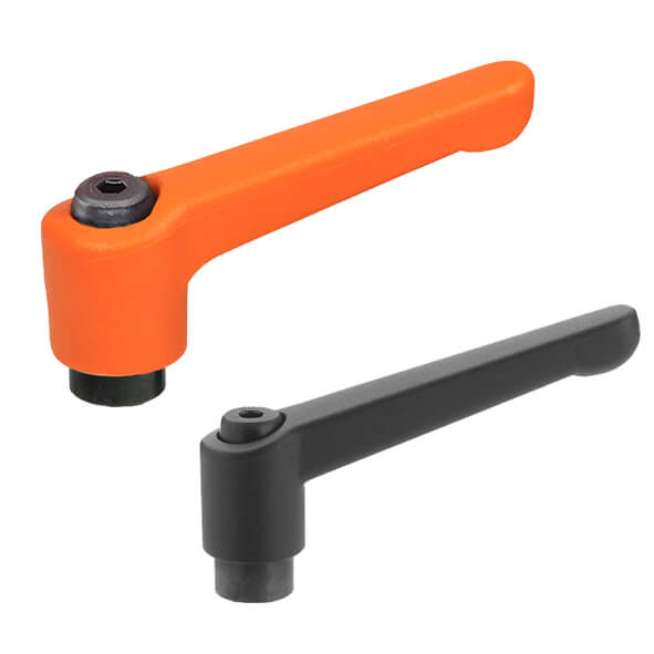 JW Winco Adjustable Levers - Tapped, Steel, Die Cast, Imperial, GN300