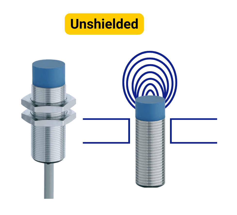 unshielded sensors